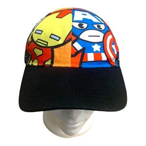 NEW Youth Disneyland Marvel Anime Hero Figure Hat Peaked Cartoon Cotton Cap